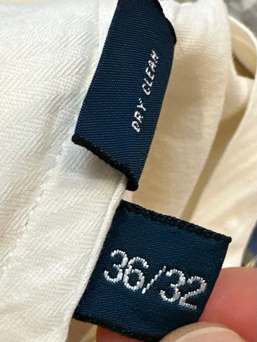 Polo Ralph Lauren Silk & Linen Cream Pants